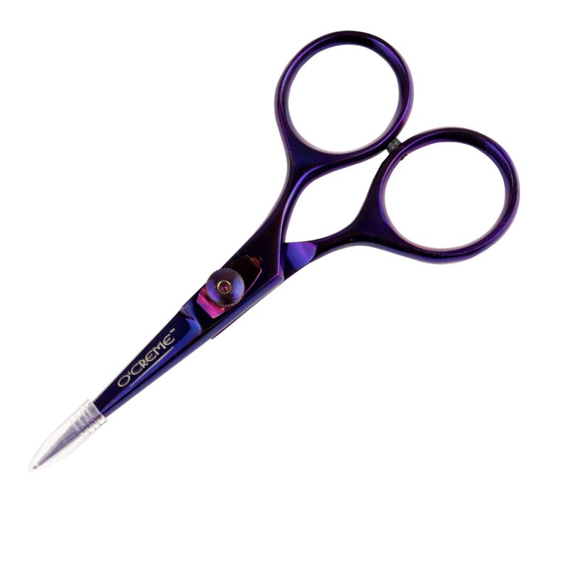 O'Creme Super Sharp Chef Scissors All Stainless Steel Snips Garnishing Tool (Purple) - Image 1